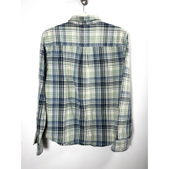 Marine Layer Button Up Flannel Shirt Gorpcore Outdoors Cabincore Coastal Beach S - Picture 5 of 6